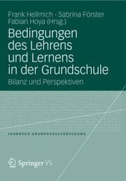 Cover von Bedingungen des Lehrens und Lernens in der Grundschule