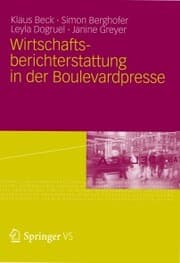 Cover von Wirtschaftsberichterstattung in der Boulevardpresse
