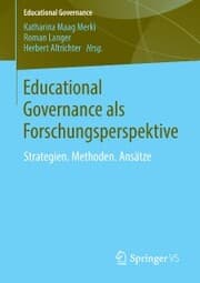 Cover von Educational Governance als Forschungsperspektive