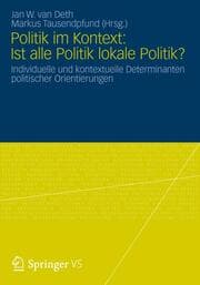 Cover von Politik im Kontext: Ist alle Politik lokale Politik?