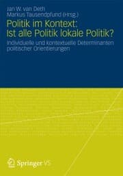Cover von Politik im Kontext: Ist alle Politik lokale Politik?