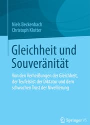 Cover von Gleichheit und Souveränität