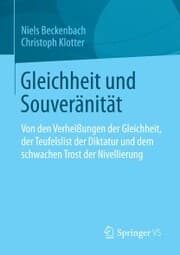 Cover von Gleichheit und Souveränität