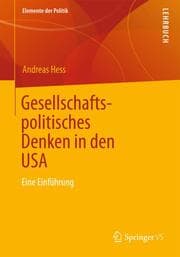 Cover von Gesellschaftspolitisches Denken in den USA