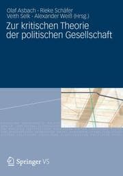 Cover von Zur kritischen Theorie der politischen Gesellschaft