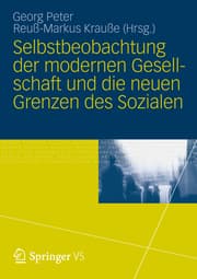 Cover von Selbstbeobachtung der modernen Gesellschaft und die neuen Grenzen des Sozialen