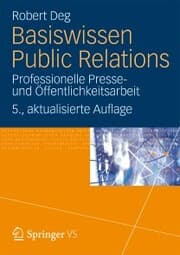Cover von Basiswissen Public Relations