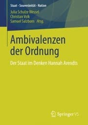 Cover von Ambivalenzen der Ordnung