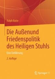 Cover von Die Außen- und Friedenspolitik des Heiligen Stuhls
