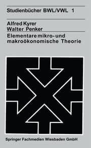 Cover von Elementare mikro- und makroökonomische Theorie