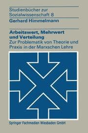 Cover von Arbeitswert, Mehrwert und Verteilung