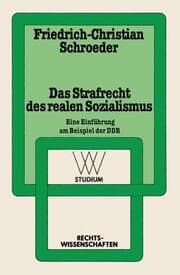 Cover von Das Strafrecht des realen Sozialismus