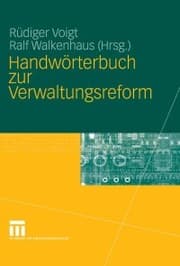 Cover von Handwörterbuch zur Verwaltungsreform