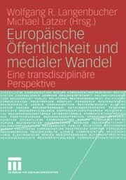 Cover von Europäische Öffentlichkeit und medialer Wandel