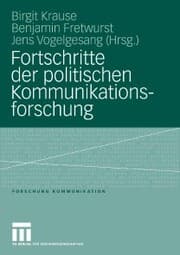 Cover von Fortschritte der politischen Kommunikationsforschung