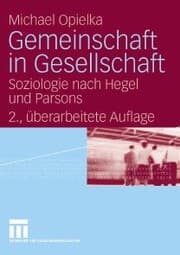 Cover von Gemeinschaft in Gesellschaft