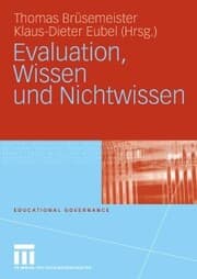 Cover von Evaluation, Wissen und Nichtwissen