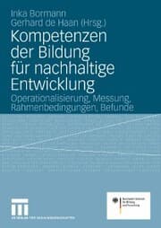 Cover von Kompetenzen der Bildung für nachhaltige Entwicklung