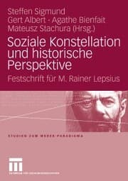 Cover von Soziale Konstellation und historische Perspektive