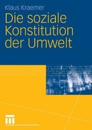Cover von Die soziale Konstitution der Umwelt