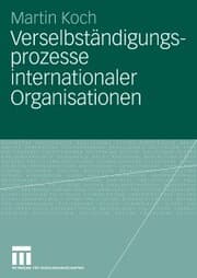 Cover von Verselbständigungsprozesse internationaler Organisationen