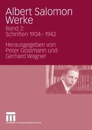 Cover von Albert Salomon Werke