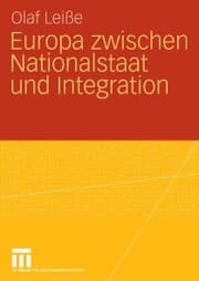Cover von Europa zwischen Nationalstaat und Integration