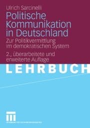 Cover von Politische Kommunikation in Deutschland