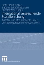 Cover von International vergleichende Sozialforschung