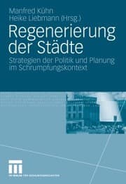 Cover von Regenerierung der Städte