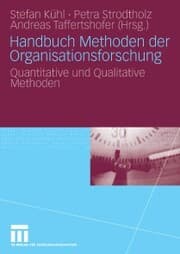 Cover von Handbuch Methoden der Organisationsforschung