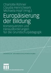 Cover von Europäisierung der Bildung