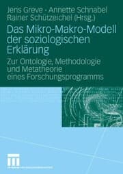 Cover von Das Mikro-Makro-Modell der soziologischen Erklärung