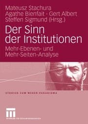 Cover von Der Sinn der Institutionen