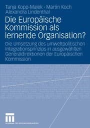 Cover von Die Europäische Kommission als lernende Organisation?