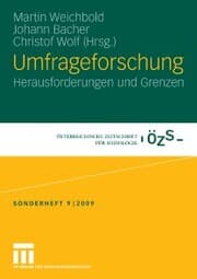 Cover von Umfrageforschung