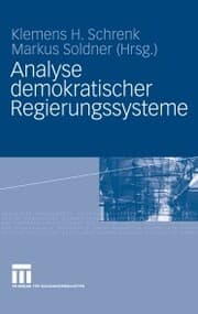 Cover von Analyse demokratischer Regierungssysteme