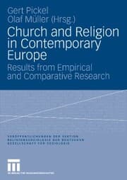 Cover von Church and Religion in Contemporary Europe