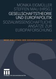 Cover von Gesellschaftstheorie und Europapolitik