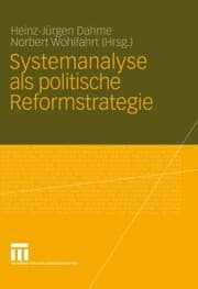 Cover von Systemanalyse als politische Reformstrategie
