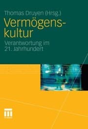 Cover von Vermögenskultur