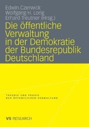 Cover von Die öffentliche Verwaltung in der Demokratie der Bundesrepublik Deutschland
