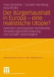 Cover von Der Bürgerhaushalt in Europa - eine realistische Utopie?