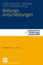 Cover von Bildungsentscheidungen