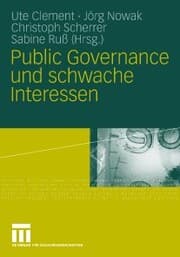 Cover von Public Governance und schwache Interessen