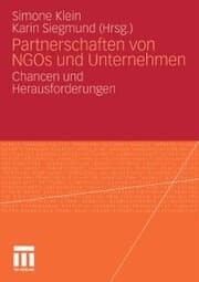 Cover von Partnerschaften von NGOs und Unternehmen