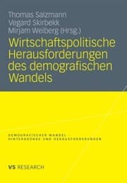 Cover von Wirtschaftspolitische Herausforderungen des demografischen Wandels