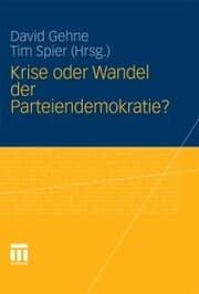 Cover von Krise oder Wandel der Parteiendemokratie?