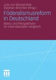 Cover von Föderalismusreform in Deutschland