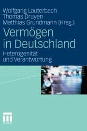 Cover von Vermögen in Deutschland